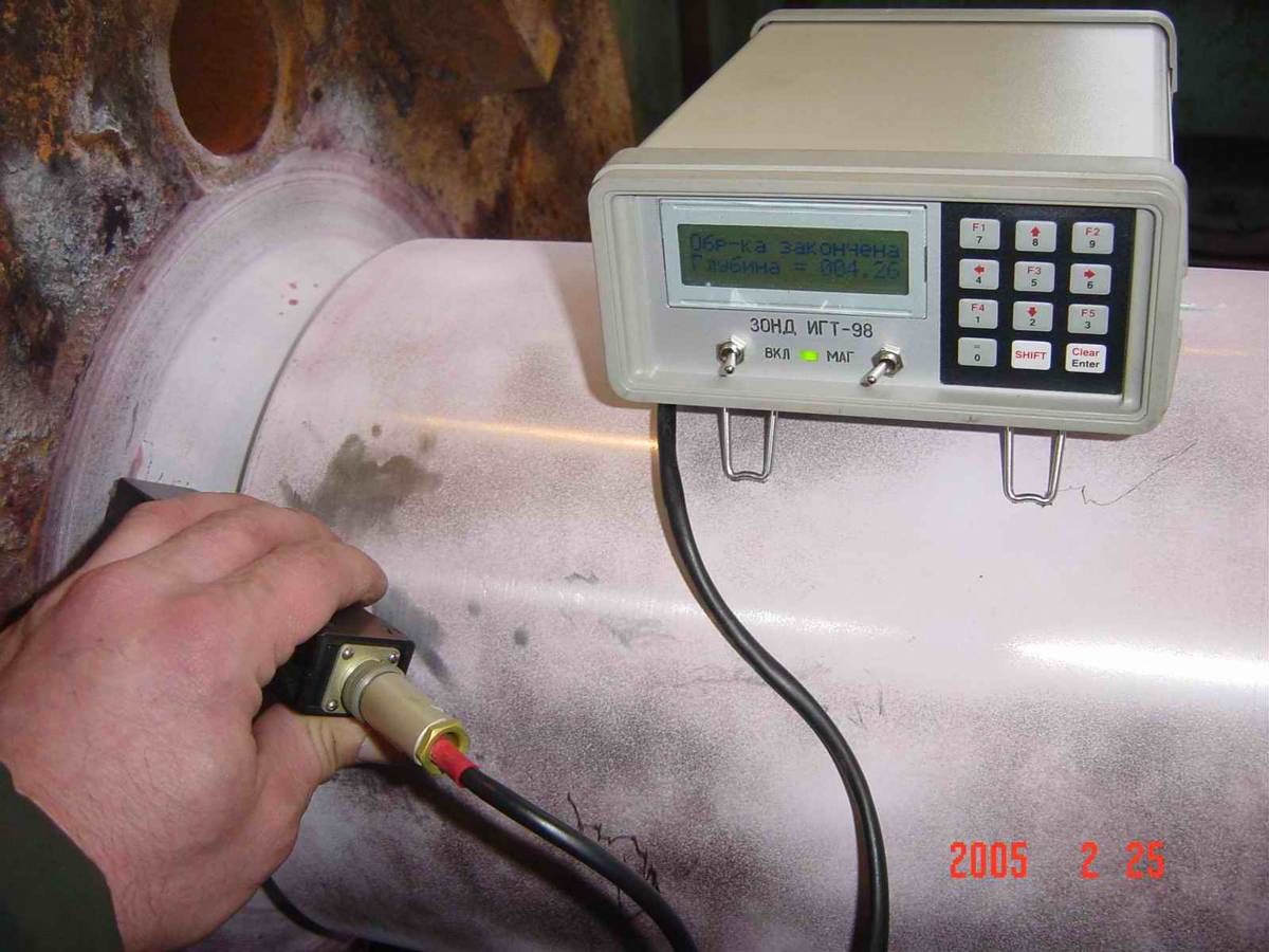 Электропотенциальный измеритель глубины трещин ЗОНД ИГТ-98 в НКПРОМ.РУ