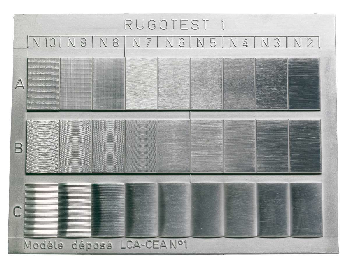 Набор образцов шероховатости поверхности Rugotest № 1 из 27 шт, (TESA) в НК...