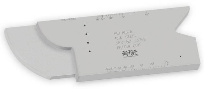 Калибровочный образец по ISO 19675 для настройки дефектоскопов на фазированной решетке в НКПРОМ.РУ купить – НКПРОМ.РУ